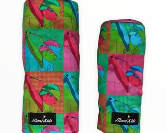 Drip Boom Boom Golf Headcover: Pop Art Canvas, Fleece-Lined