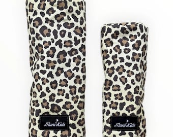 Leopard Print Golf Headcovers: Canvas Golf Headcover