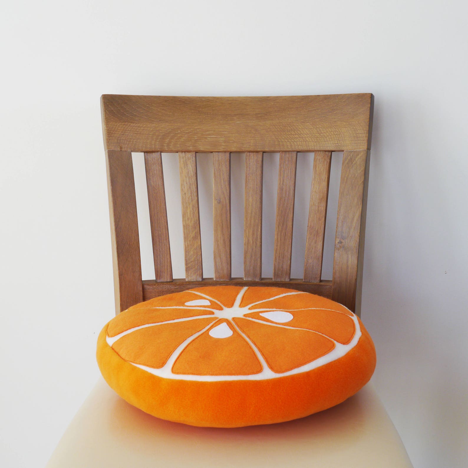 Handmade Orange Fruit Pillow Home Decor Gift Cute Fruit Etsy