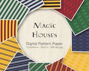 Magic Houses - Digital Paper Pack