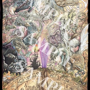 The Dark Crystal Movie Caricature on A3