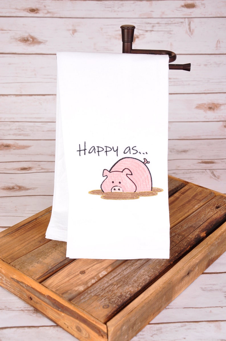PigInAPokeSanctuary Kitchen Tea Towel