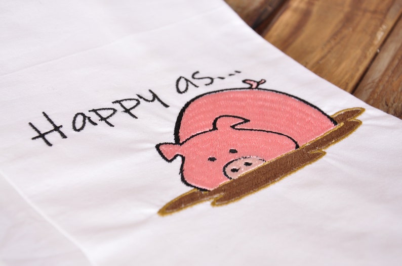 PigInAPokeSanctuary Kitchen Tea Towel - Thumbnail 2
