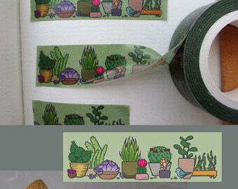 Cacti washi tape