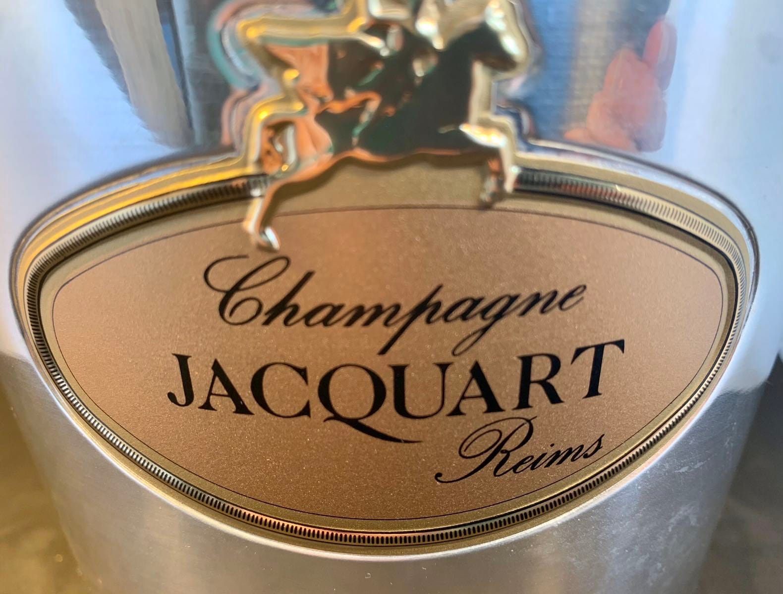 Seau à Champagne Jacquart Reims – Plastique – Collection – Occasion