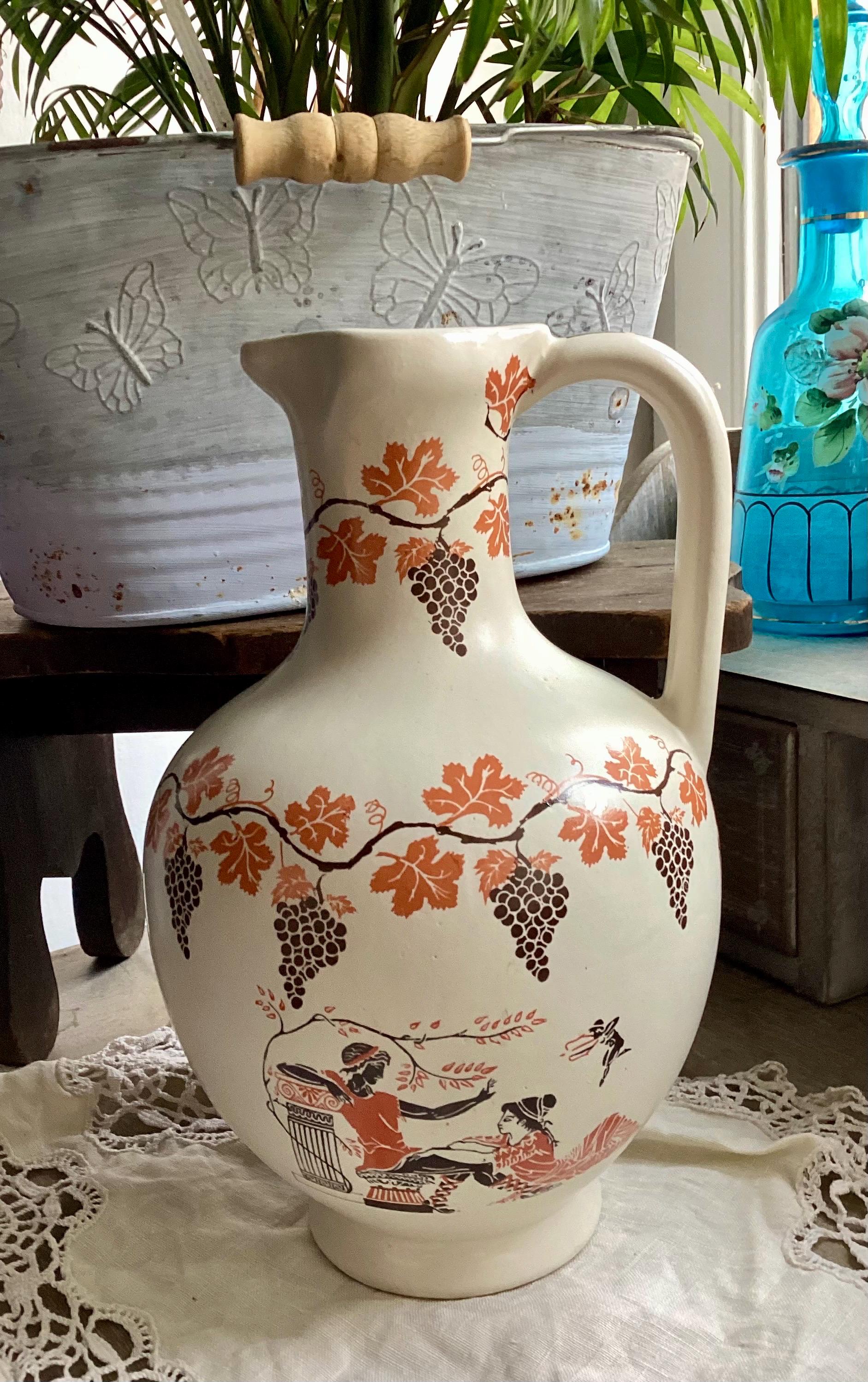 Greek wine jug - Etsy 日本