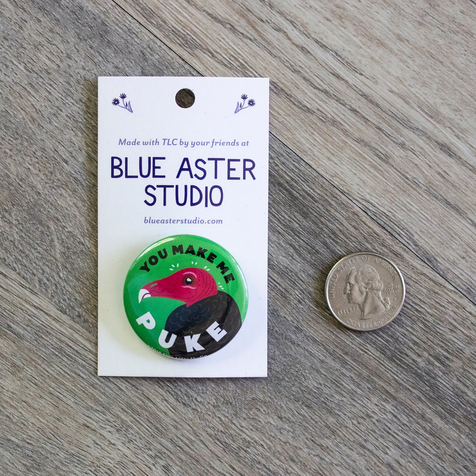 You Make Me Puke Button Vulture Button Turkey Vulture Etsy