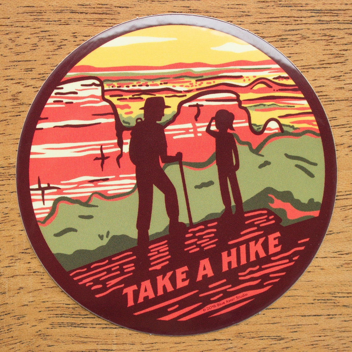 Take A Hike Sticker Vinyl Sticker Hiking Sticker | Etsy