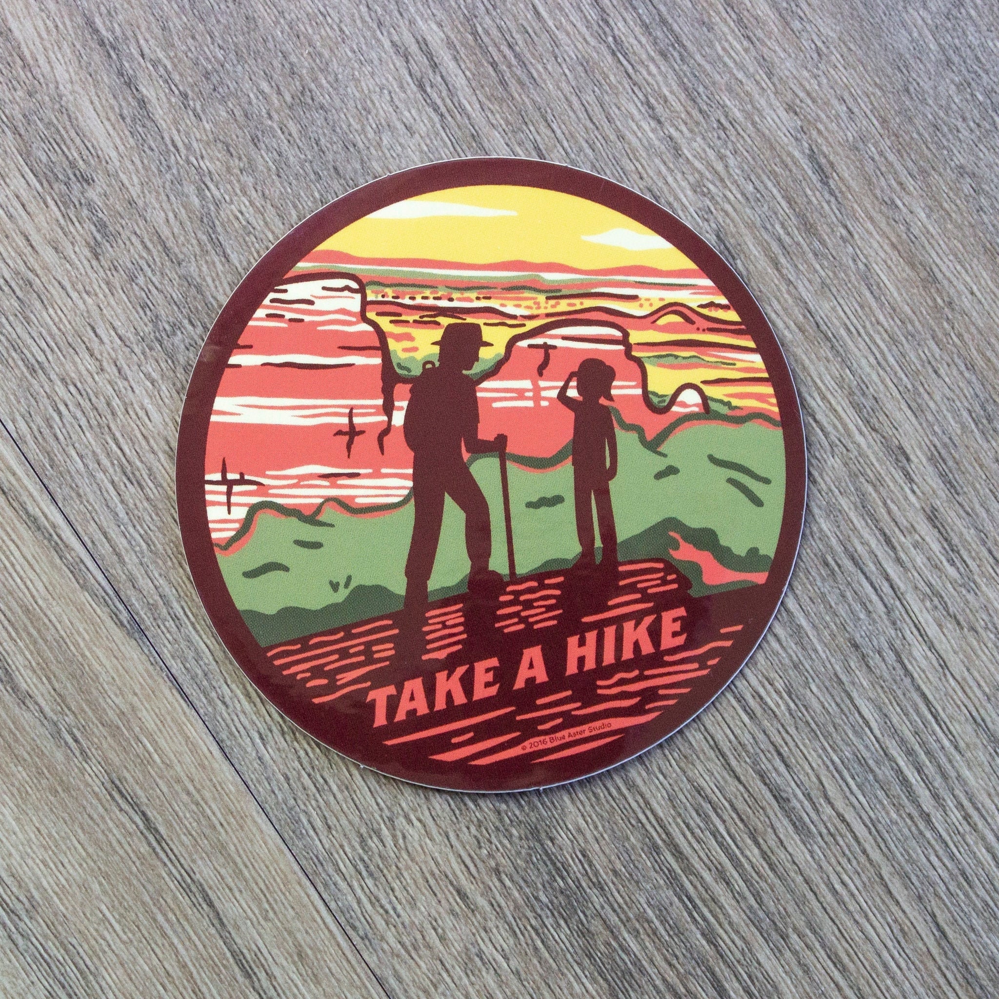 Take A Hike Sticker Vinyl Sticker Hiking Sticker | Etsy