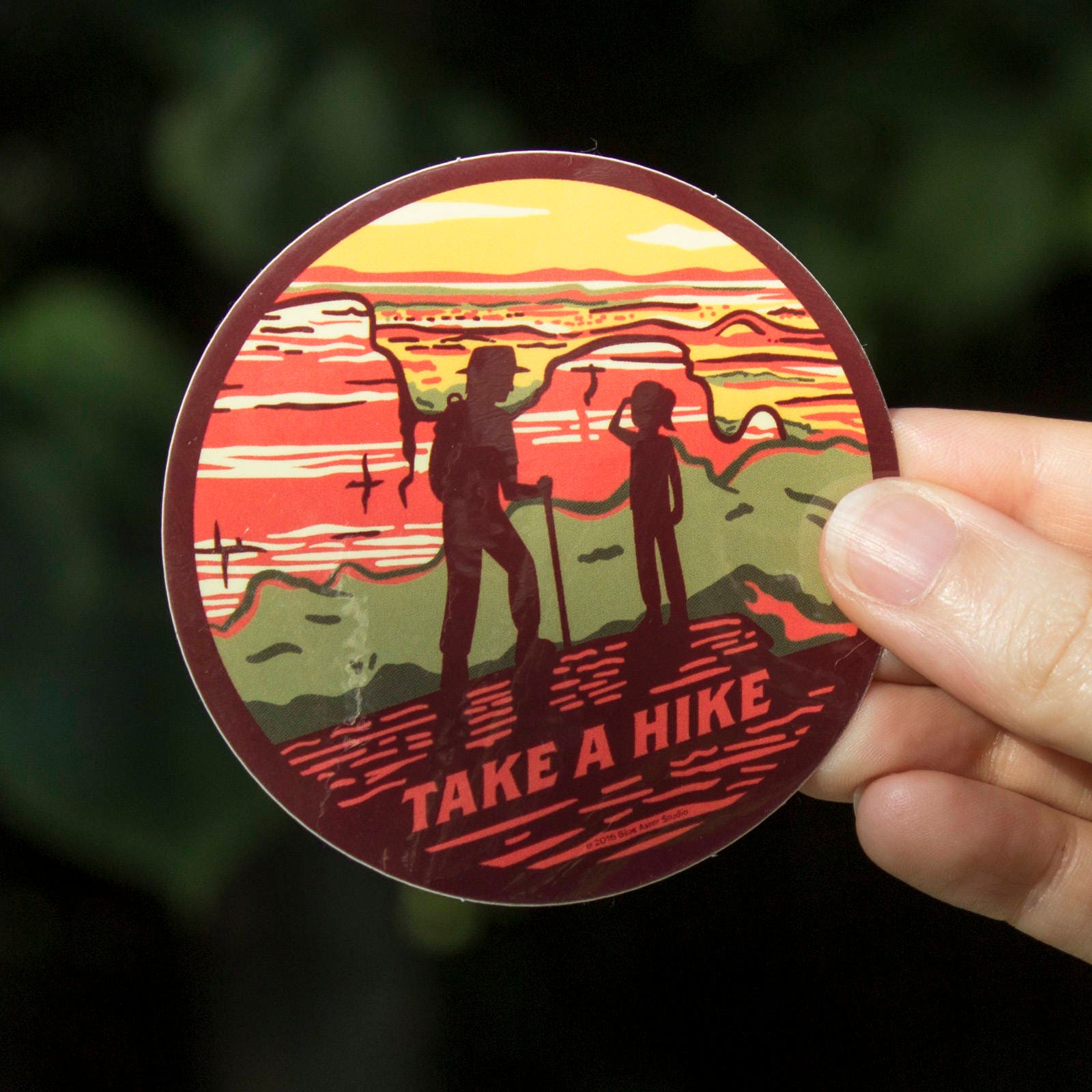 Take A Hike Sticker Vinyl Sticker Hiking Sticker | Etsy