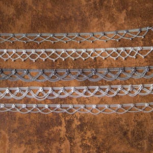 White metal Indian Gypsy Anklet Boho Style Bracelet Anklet Tribal ethnic jewelry summer beach Dance Accessories Oriental Jewelry image 2