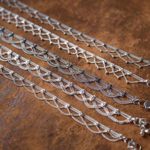 White metal Indian Gypsy Anklet Boho Style Bracelet Anklet Tribal ethnic jewelry summer beach Dance Accessories Oriental Jewelry image 3