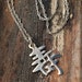 925 Sterling Silver Japanese Kanji "Longevity" Charm Pendant – Handcrafted Fine Jewelry, Unisex Gift