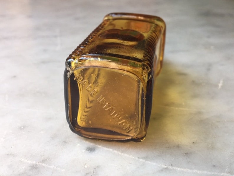 Vintage Amber Glass Mini Bitters Bottle Phil Berrings Apple | Etsy