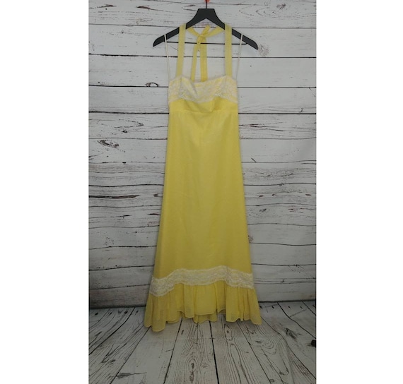 Yellow Polka Dot Prairie Sundress