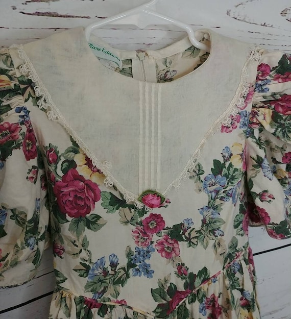 Vintage Rare Editions Floral Girls Dress - image 2