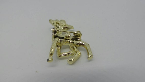 Signed Gerry's Reindeer Pin, Christmas Reindeer B… - image 2