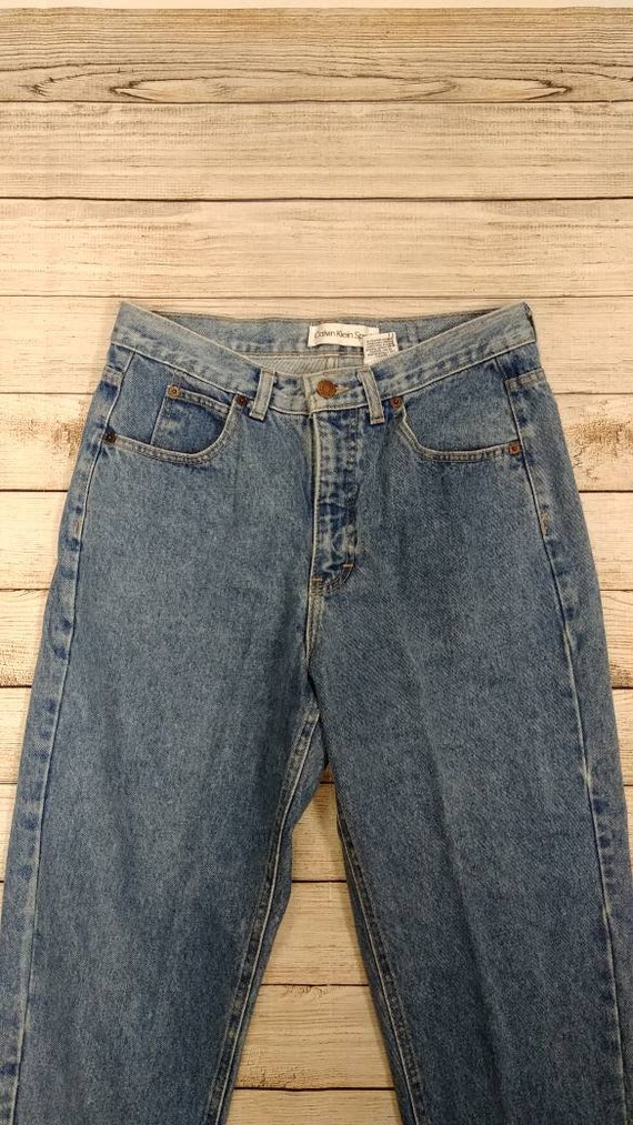 Calvin Klein High Rise Jeans, Vintage High Waist … - image 3