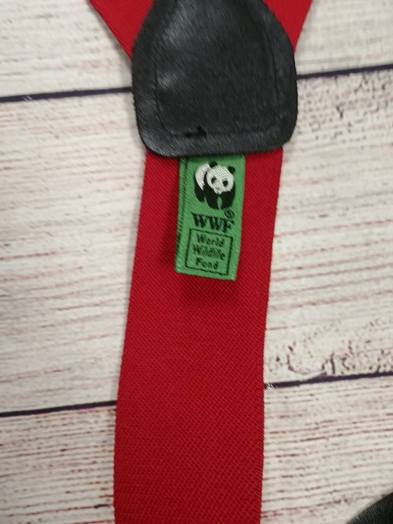 World Wildlife Foundation WWF Red Panda Suspenders - image 5