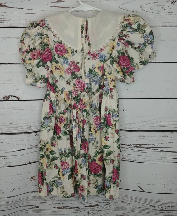 Vintage Rare Editions Floral Girls Dress - image 5