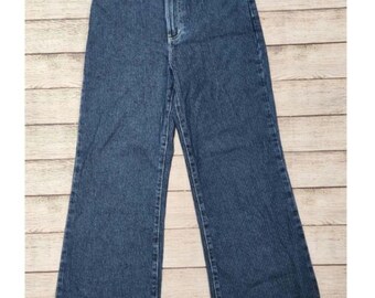 Vintage Lees Striped Boot Cut Denim Jeans Size 26 medium