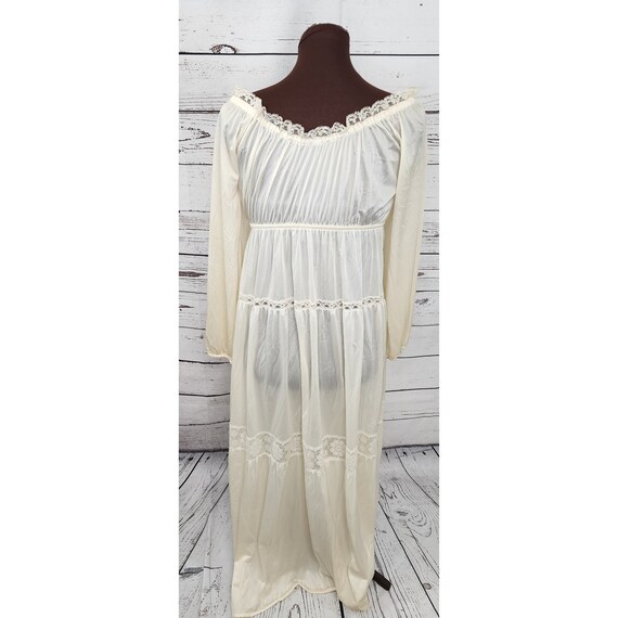 Vintage Sears Nylon Long Sleeve Nightgown Gem