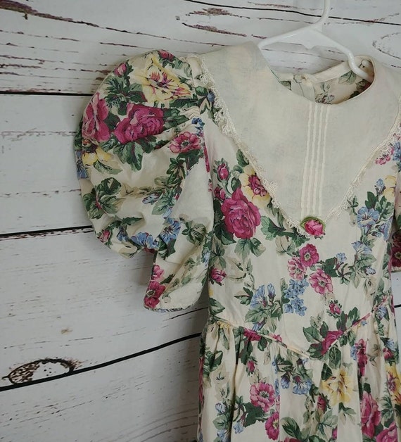 Vintage Rare Editions Floral Girls Dress - image 3