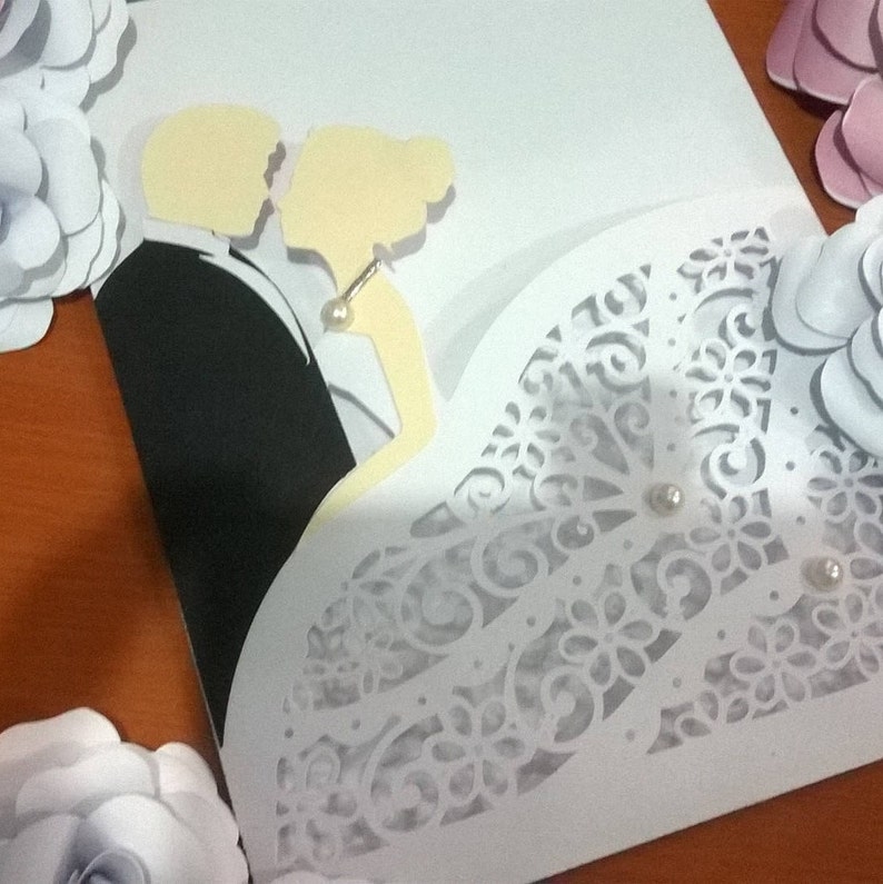 Download Wedding Lace Card Templates Digital Cut Svg Files Wedding Invitation Bride And Groom Laser Cuttable Download Silhouette Love Envelopes Paper Party Supplies Tomtherapy Co Il