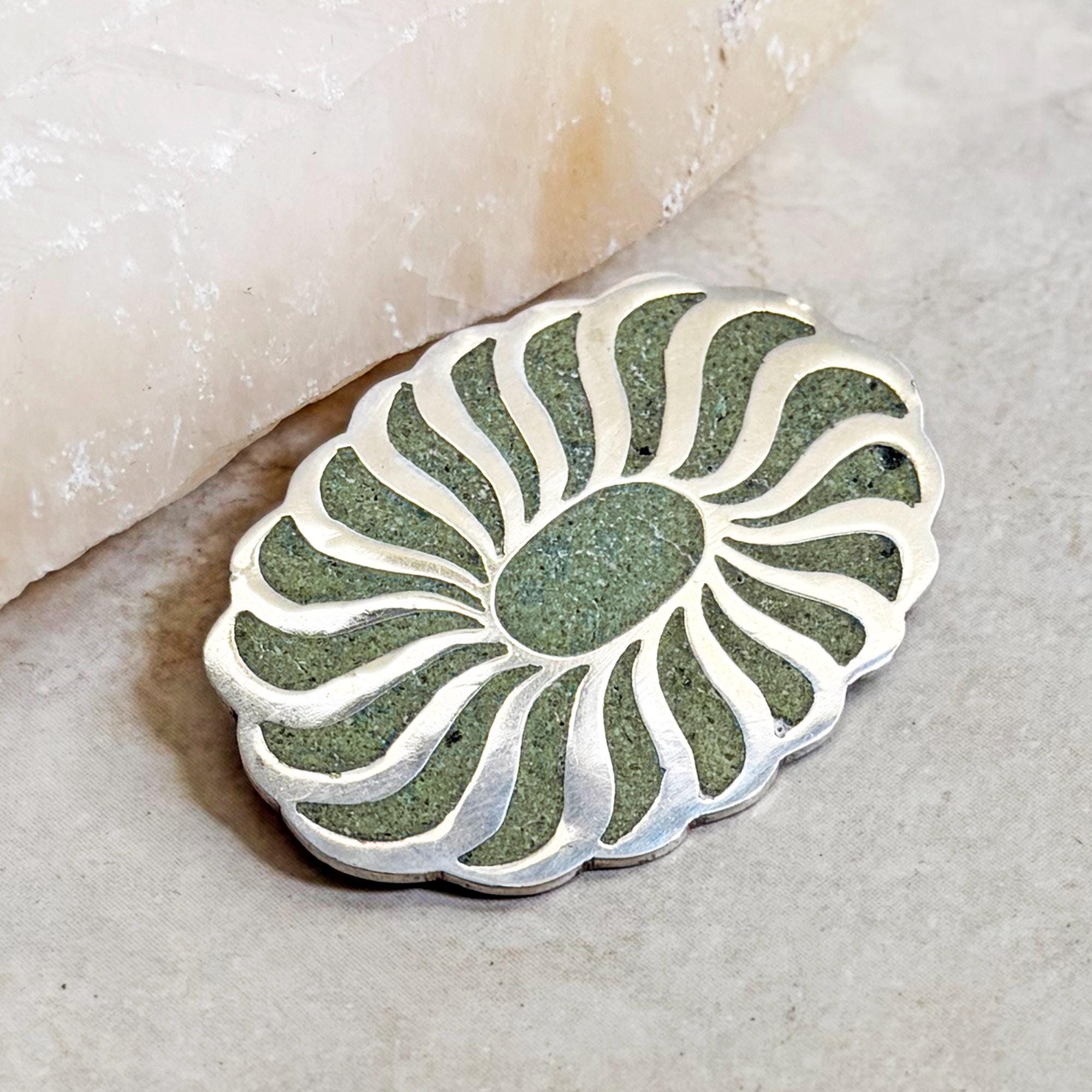 Mexican Silver Broach - Etsy