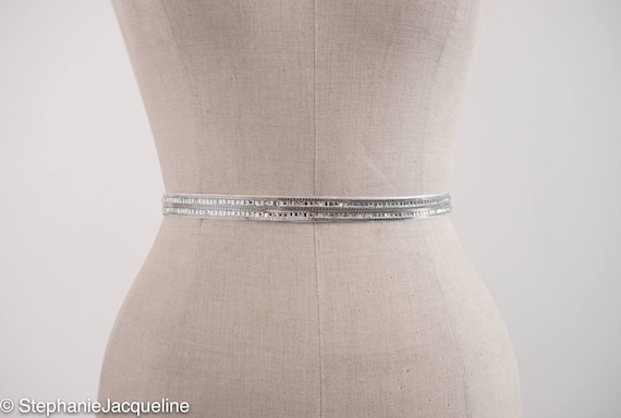simple bridal belt