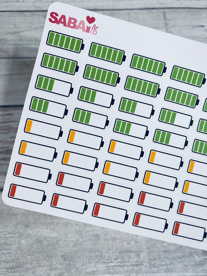 BATTERY CHARGE Sticker Doodle Sticker Icon Sticker Etsy