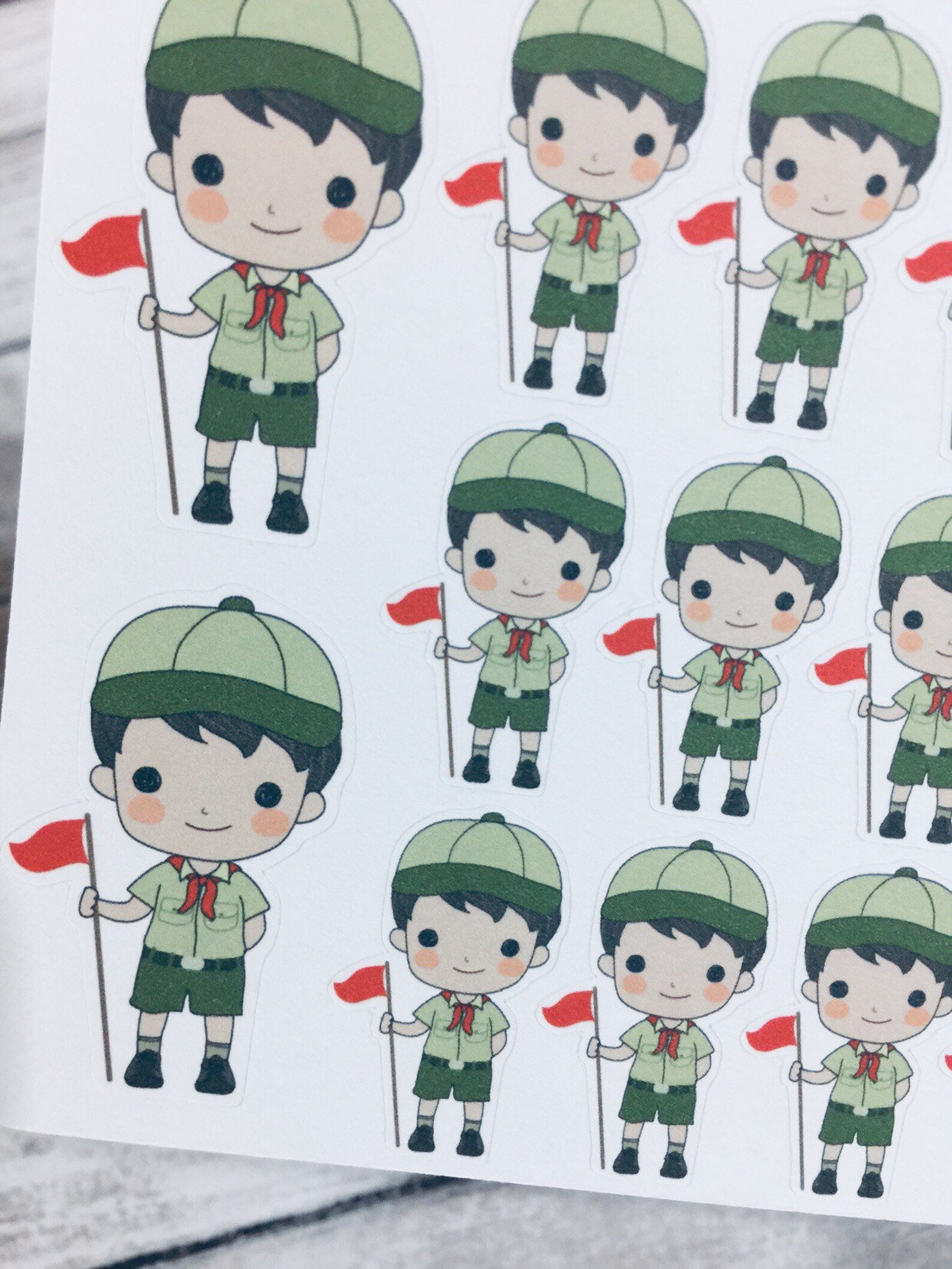 Boy Scout / Boy Sticker / Pegatina de Personaje / Pegatina Etsy