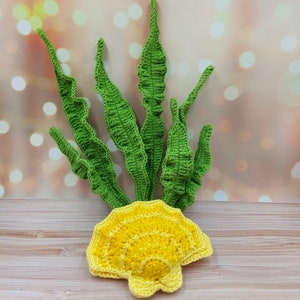 Crochet aquarium plant Aponogeton Boivinianus PATTERN Tutorial PDF reef Crochet DIY Gift for crocheter image 4