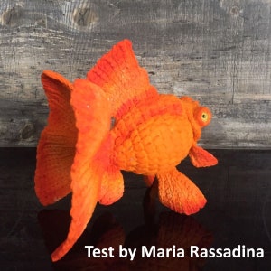 Crochet Goldfish Telescope PATTERN Tutorial PDF pez Crochet DIY Regalo para crocheter imagen 9