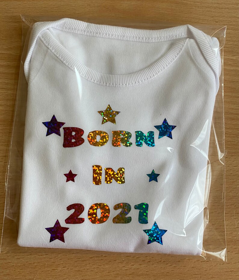 new born Born in 2021 baby vest,new baby baby shower present baby shower baby brother baby sister new baby,personalise baby vest