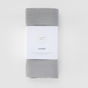Organic Double Gauze Muslin Large Baby Swaddle Wrap | Breastfeeding Cover | Soft Baby Cotton Blanket | Baby shower Gift | Baby Photo Blanket