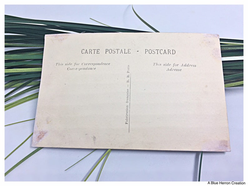 Hand Embroidered WW1 Silk Embroidered Postcard Unused Antique 1914-1918 Forget Me Not Postcard For Loved One Small Greetings Card