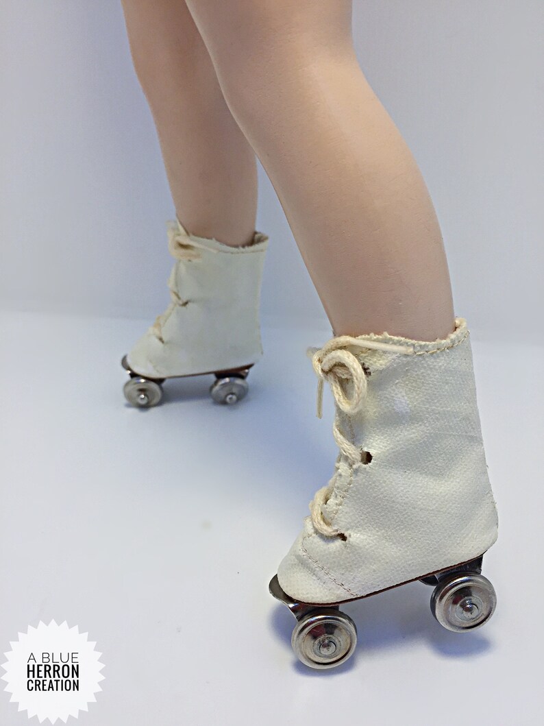 Vintage Doll Roller Skates Lace Up for 15 and up Hard Etsy
