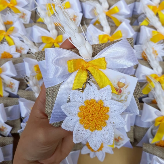 Crochet wedding sales favor bags