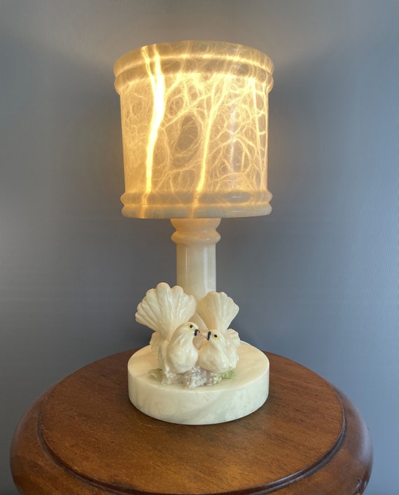 Antique alabaster lamps outlet