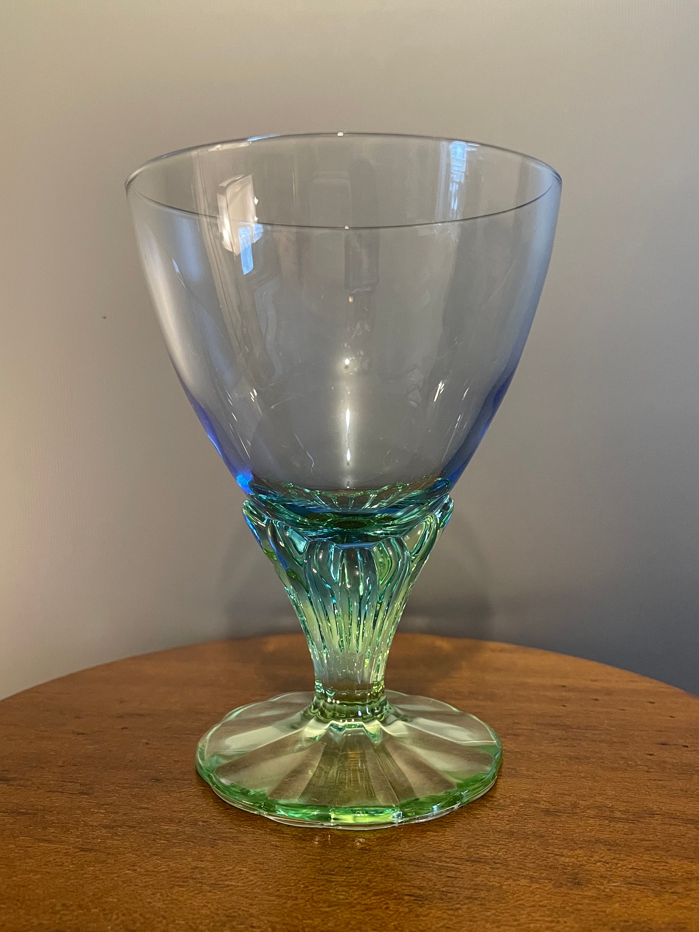 Old and Rare 2 Italian Glasses or Ice Cream Bowls in Blue and Green Glass  Brand Bormioli Rocco Model Bahia 14.5 Cm - Etsy Israel