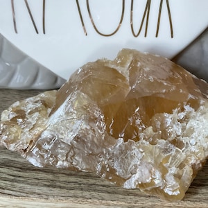 Honey Calcite Raw Specimen