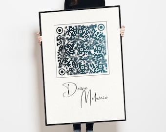 Qr Code Karte Etsy 