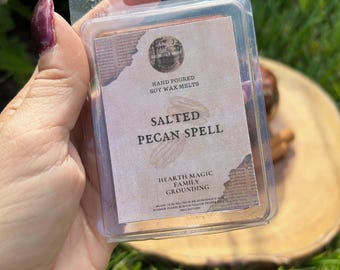 Salted Pecan Witch's Wax Melts: Marshmallow Woods Ritual Aroma