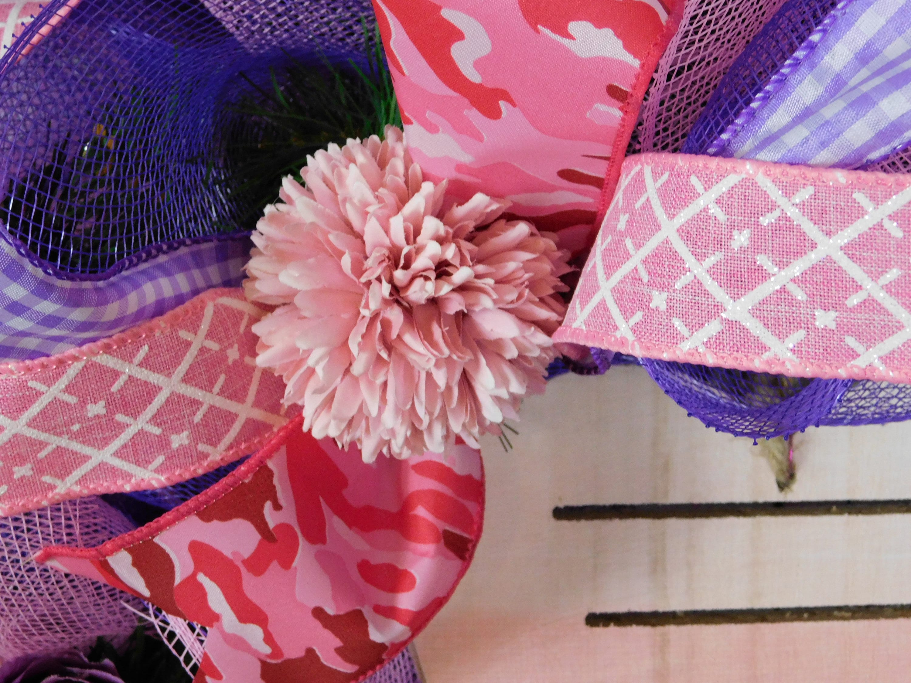 Valentines Day Wreath Valentines Deco Mesh Wreath Front Door