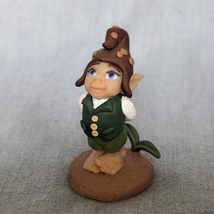 Abbán the Elf Child OOAK Fairy Art Doll