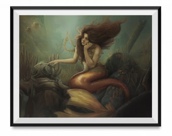 Under the Sea Print | Original Fantasy Art