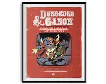 Dungeons & Ganon Print | Zelda Art