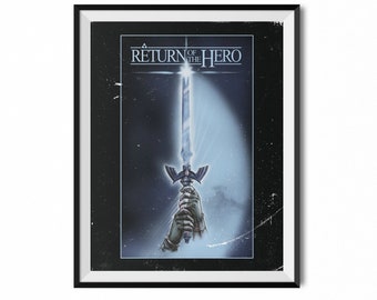 Return of the Hero Print | Star Wars Art