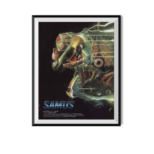 Samus Movie Poster Print | Metroid Art